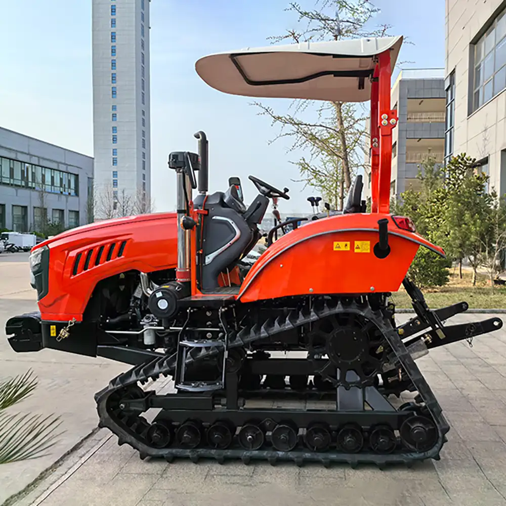 100 HP Crawler Tractor, Tractor Crawler, Agricultural Crawler Tractor with Canopy, Sun Shade