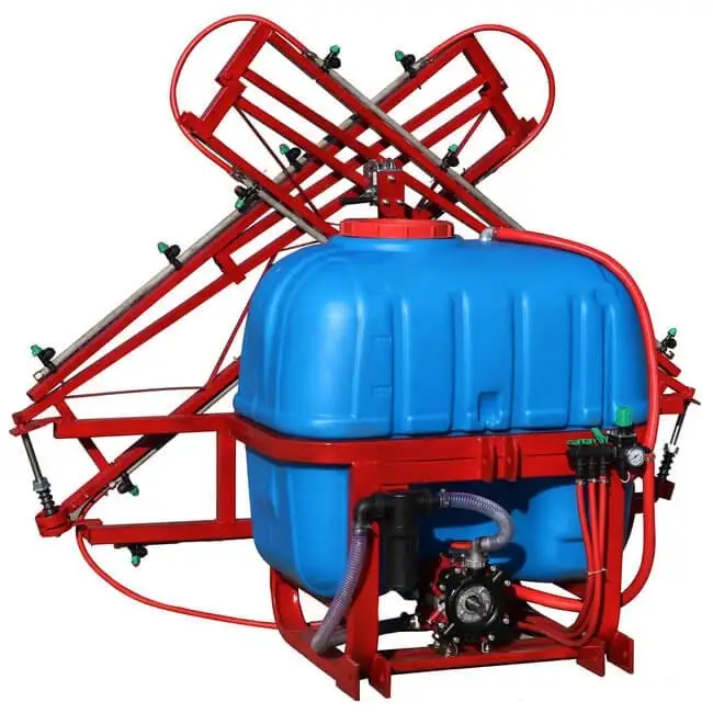 Agriculture Sprayer for Tractor, PTO Driven 3-Point Boom Hydraulic Sprayer, Adjustable Spraying Heigh
