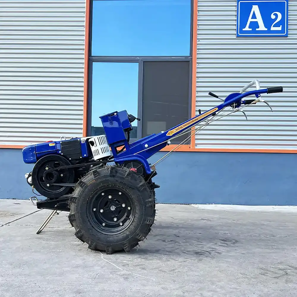 Blue Color Walking Tractor 8 HP 10 HP 12 HP Diesel Engine