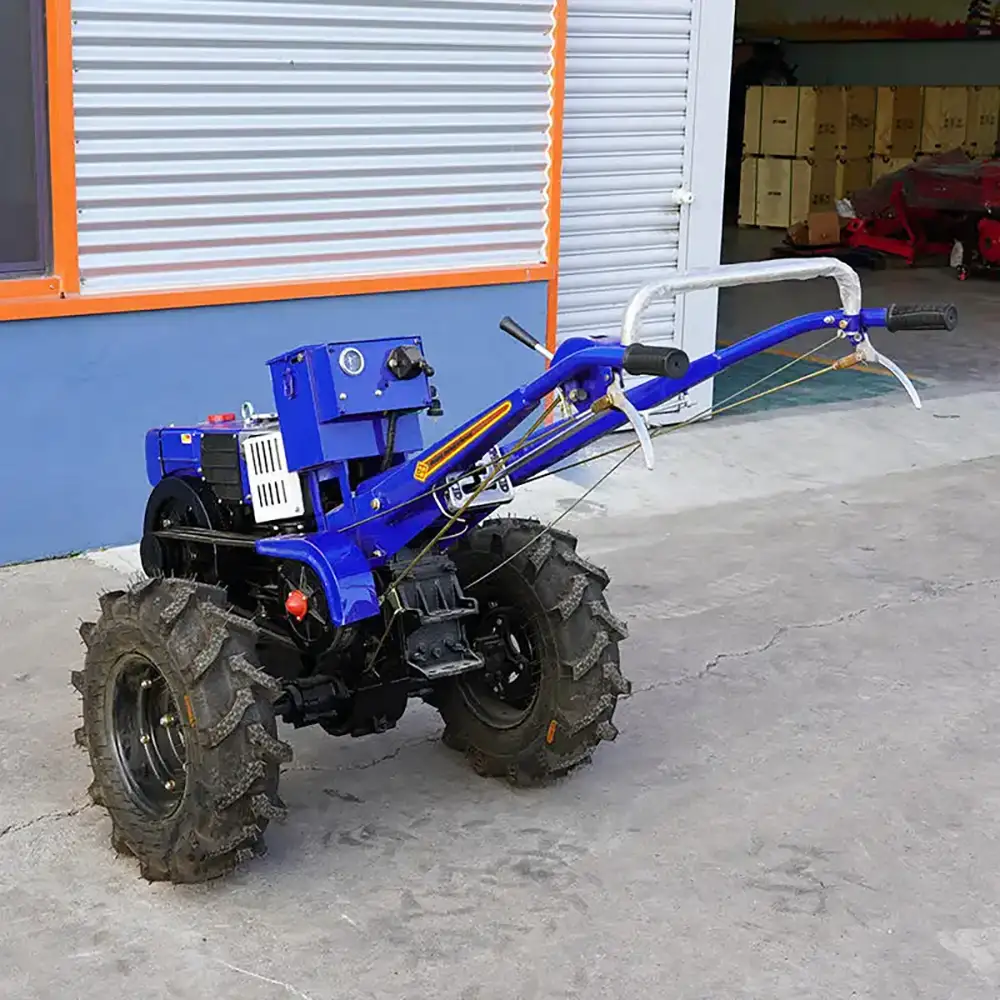Blue Color Walking Tractor 8 HP 10 HP 12 HP Diesel Engine