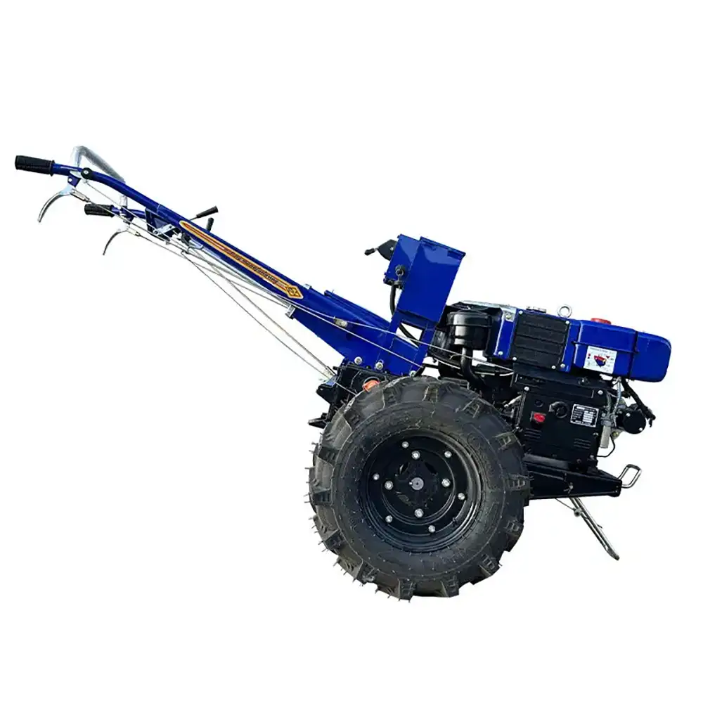 Blue Color Walking Tractor 8 HP 10 HP 12 HP Diesel Engine