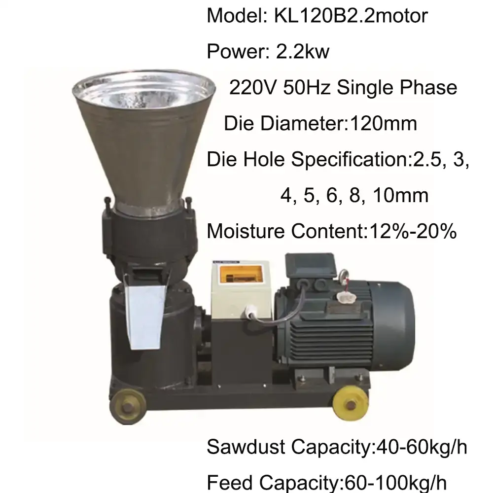 Feed Pellet Machine, Electric Motor, Animal Pellet Machine, Flat Die Feed Pellet Machine