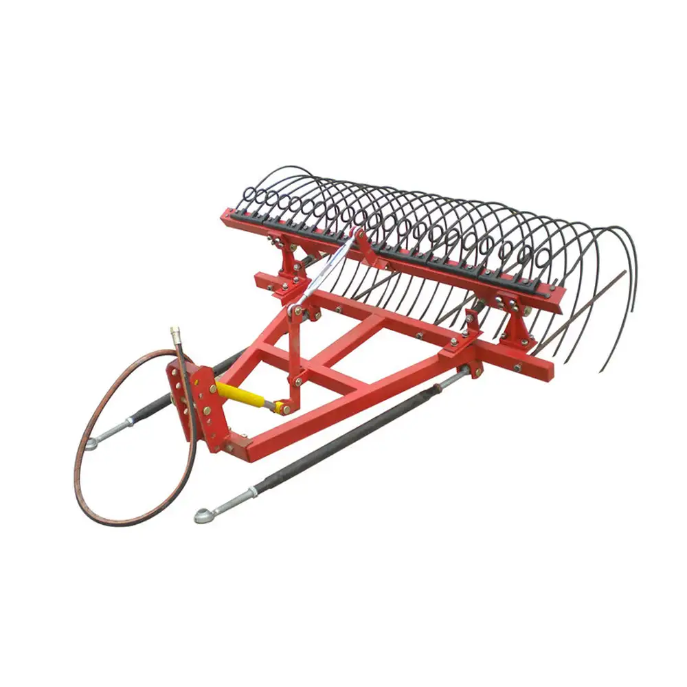Hay Rake, Tractor Mounted Tine Hay Rake, 3 Poi