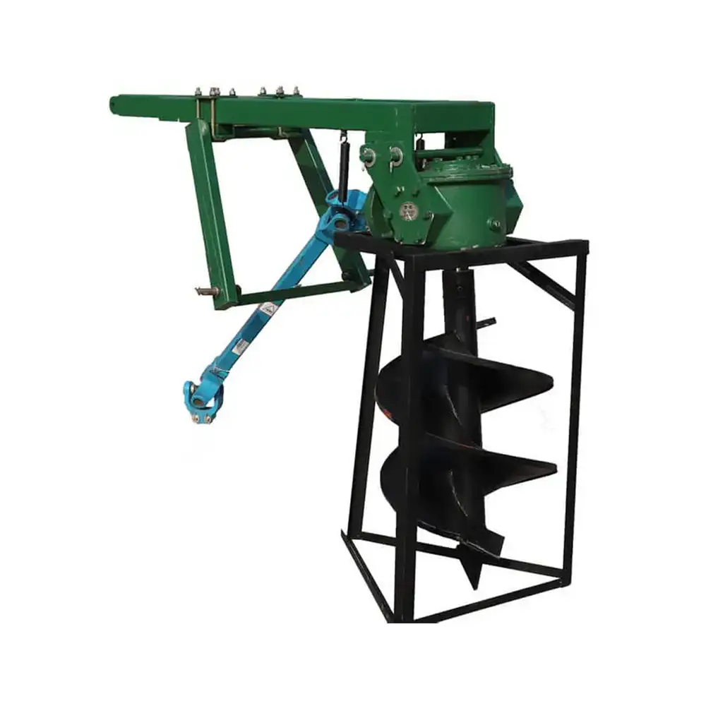 Post Hole Digger, Heavy-Duty Post Hole Digger, 3 Point Tractor Earth Auger