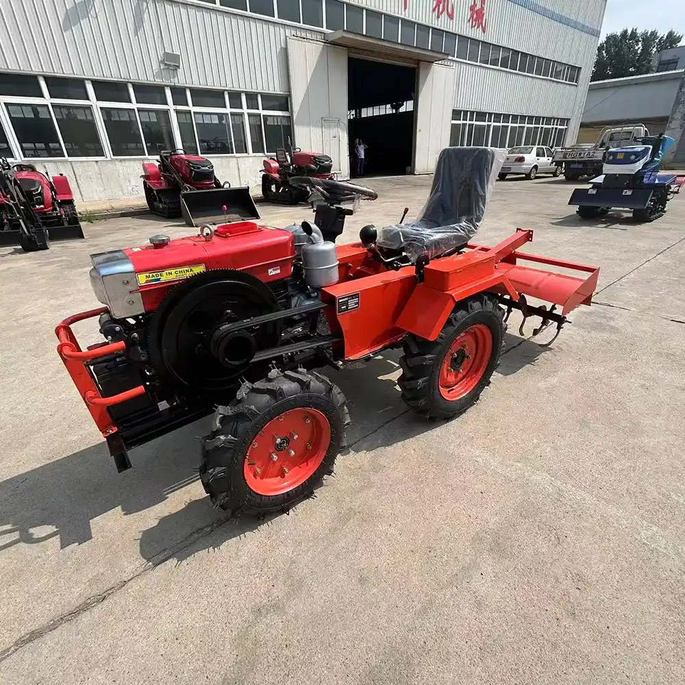 Small Garden Tiller, Four Wheels