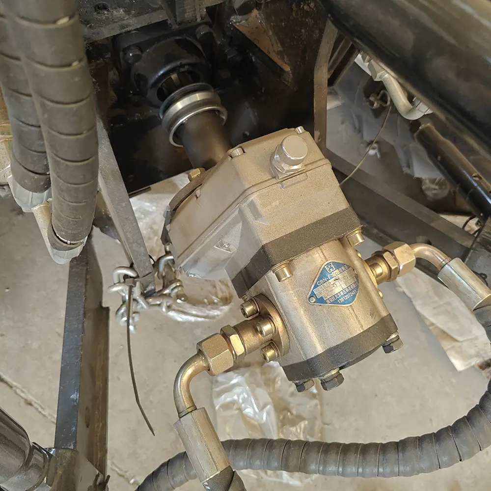 Tractor PTO Driven Hydraulic Pump for Backhoe, PTO Speed Increase Gearbox, Hydraulic Gear Pump