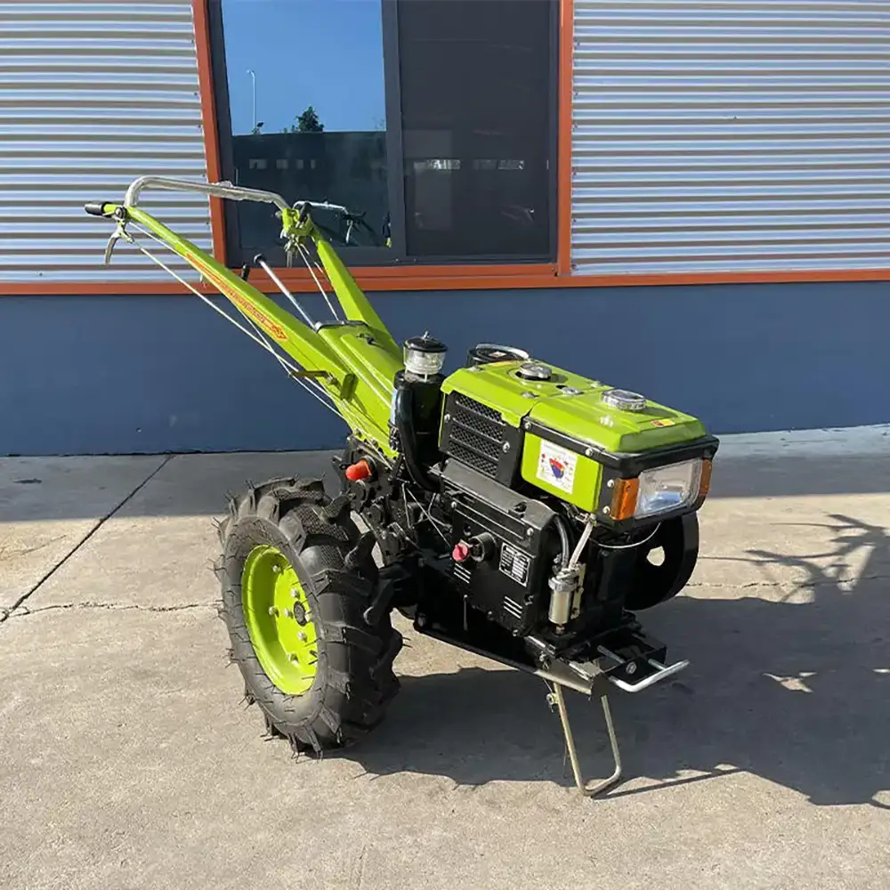 Walking Tractor 8 HP, 10HP, 12HP, Diesel Engine, Green Colour