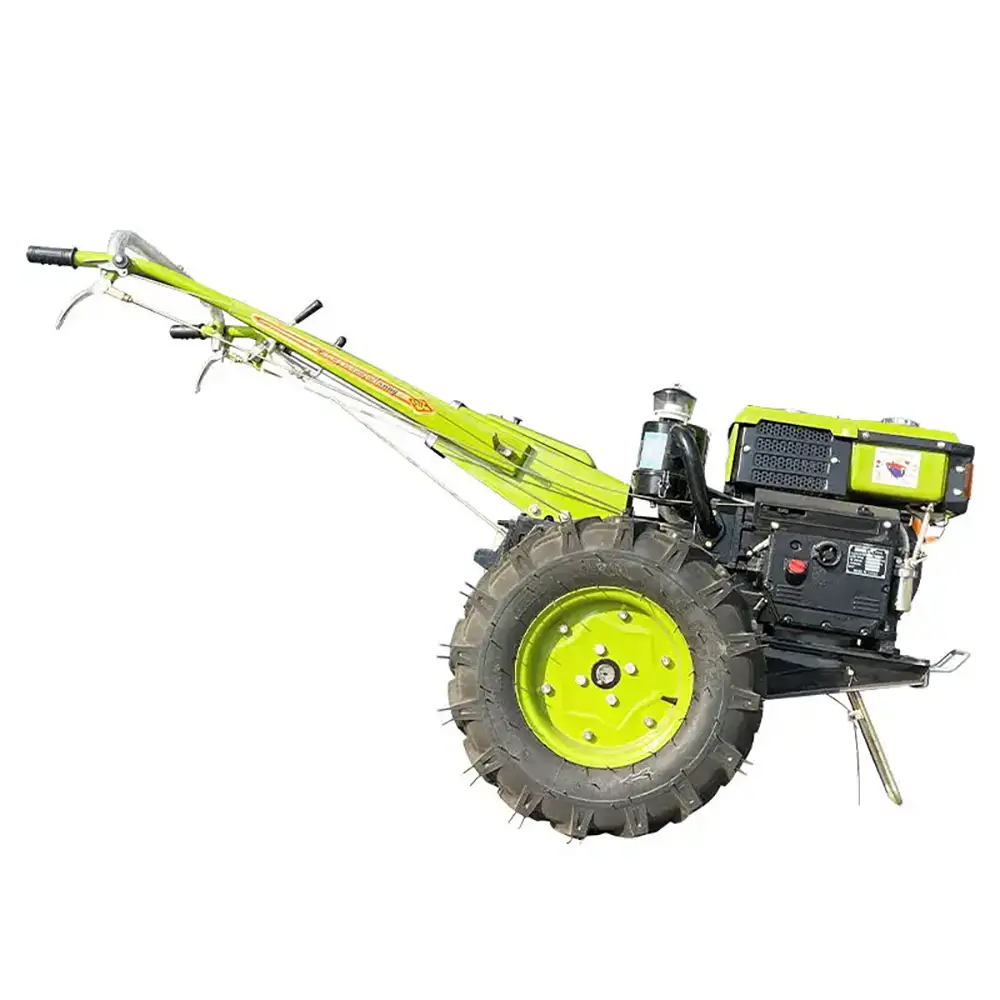Green Colour Walking Tractor 8 HP, 10 HP, 12 HP, Diesel Engine