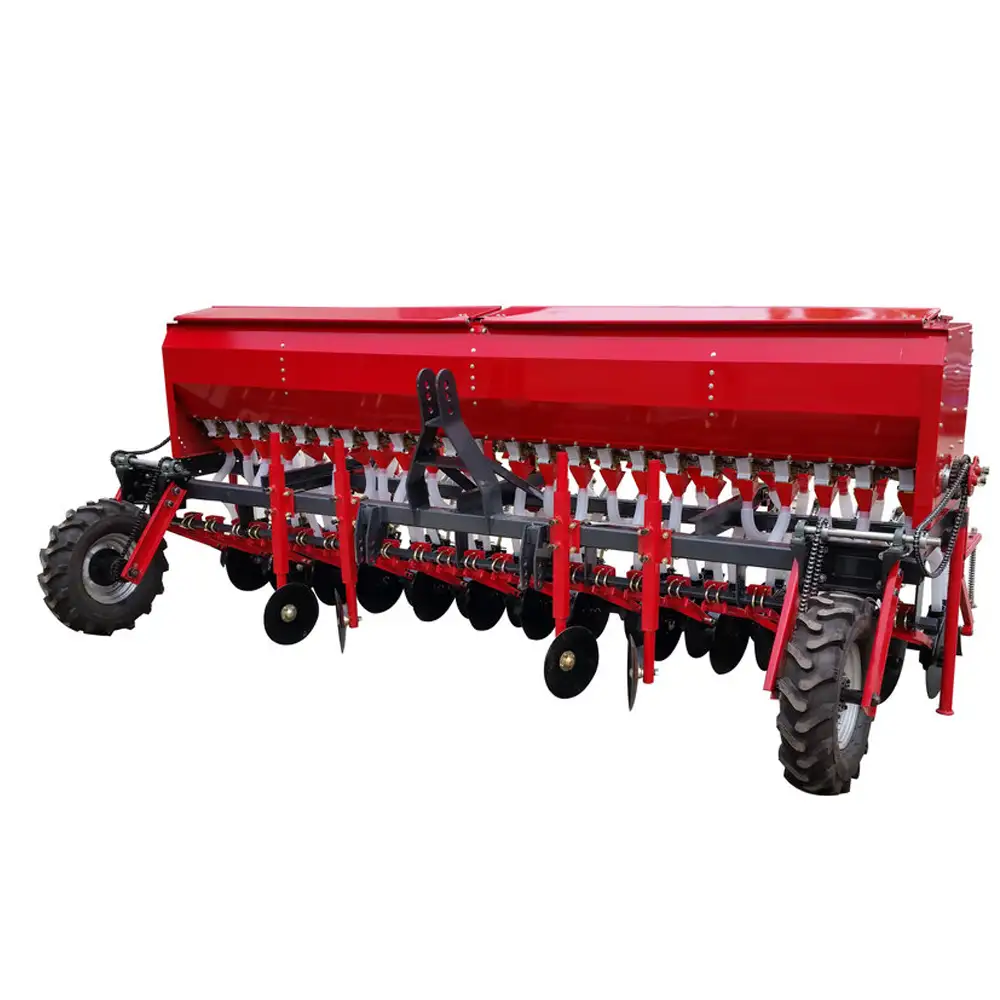 Wheat Planter, Farm Implement Wheat Seeder Planter Machine, Tractor Mounted Wheat Seeder with Fertili