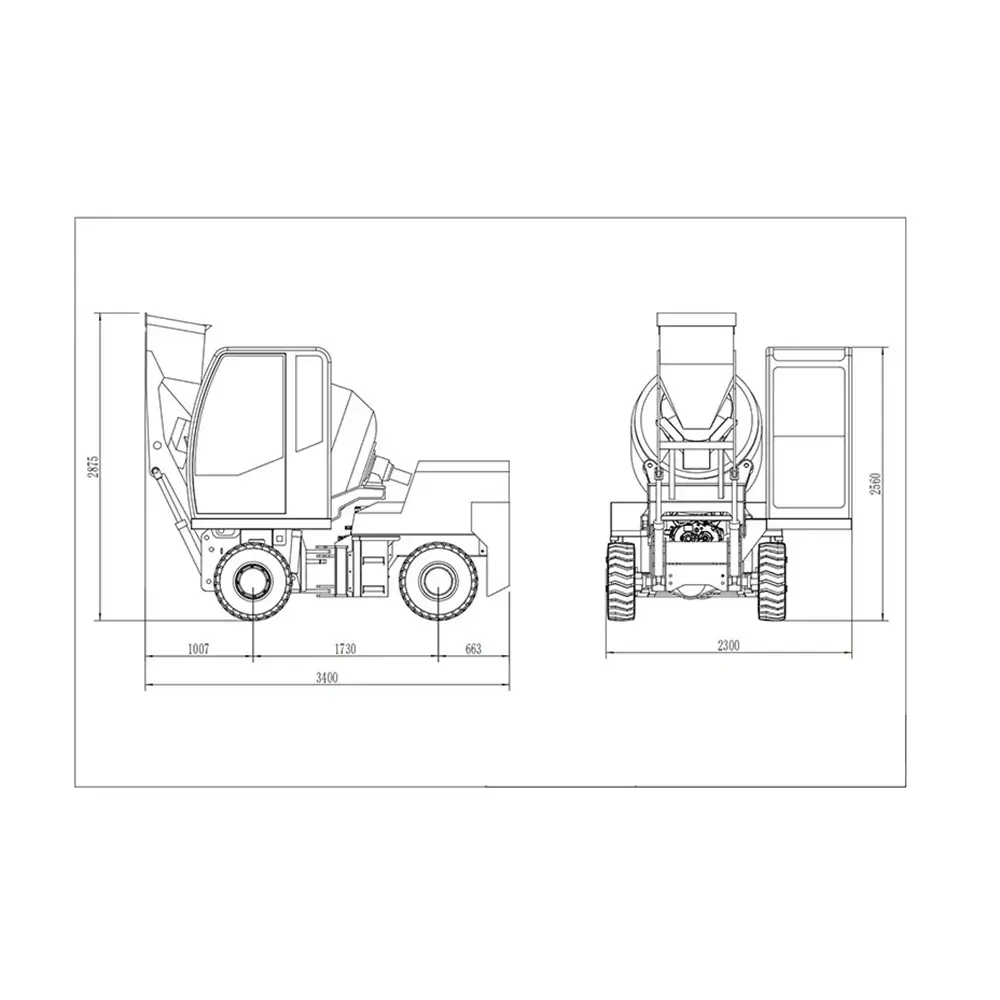 Self Loading Mixer Truck