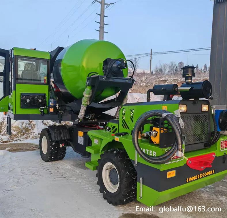 2 CBM Self-Loading Concrete Mixer