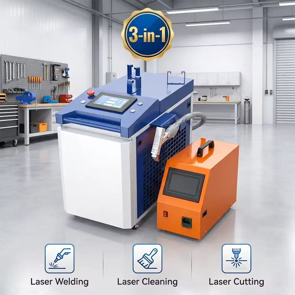 3-In-1 Handheld Fiber Laser Welding Cleaning Cutting Machine for Rust Removal Laser Welder