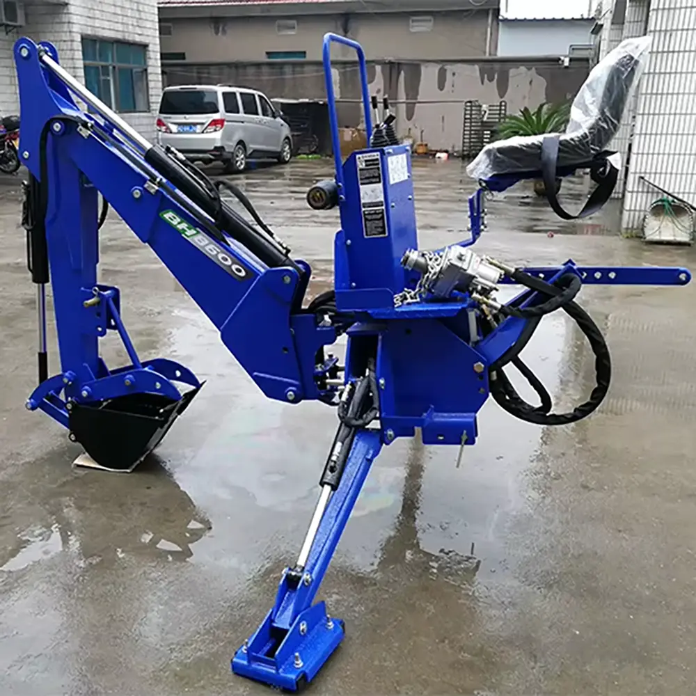 Hydraulic Backhoe For Tractor