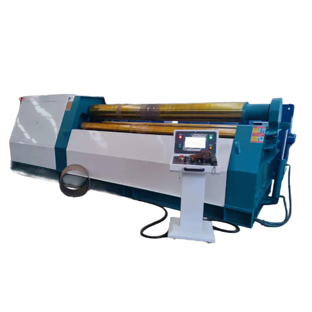 4-Axis CNC Pyramid Plate Roller | Precision Bending for Steel Cylinders