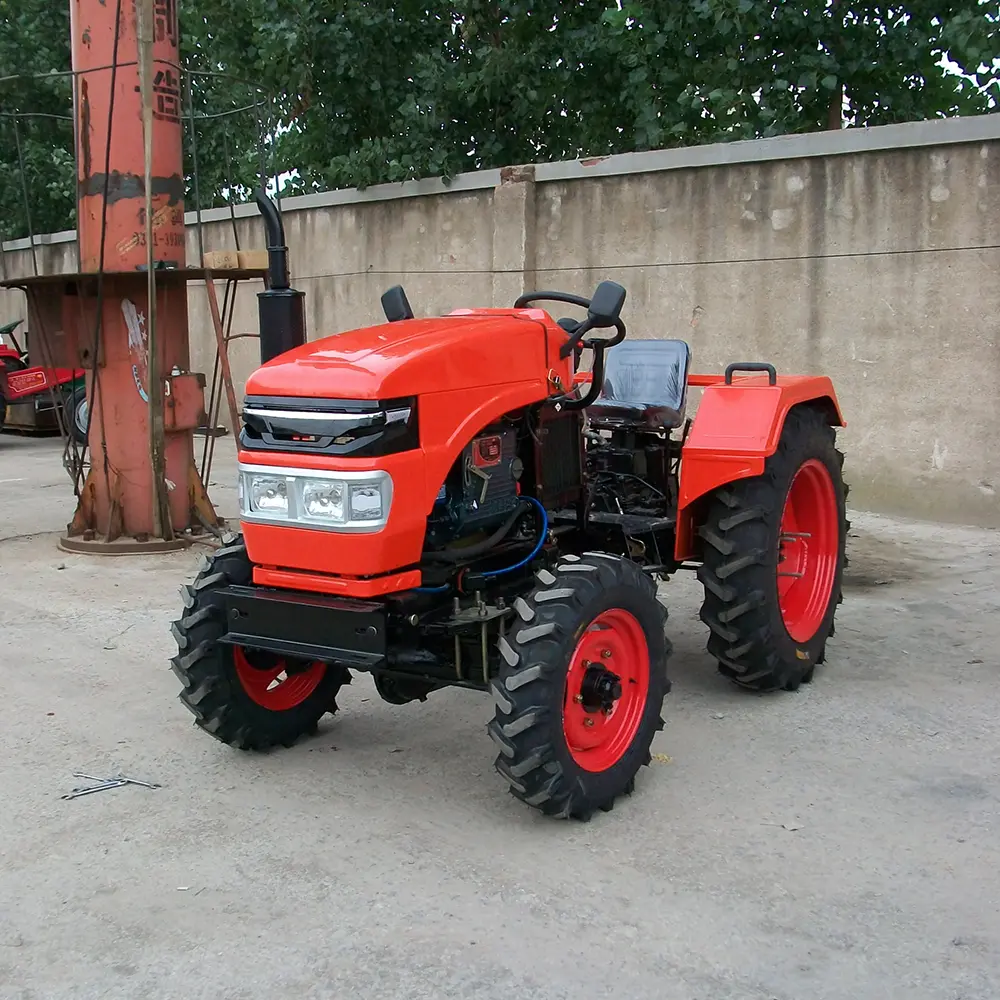 4WD Sub-Compact Tractor with One Cylinder Diesel Engine Drive