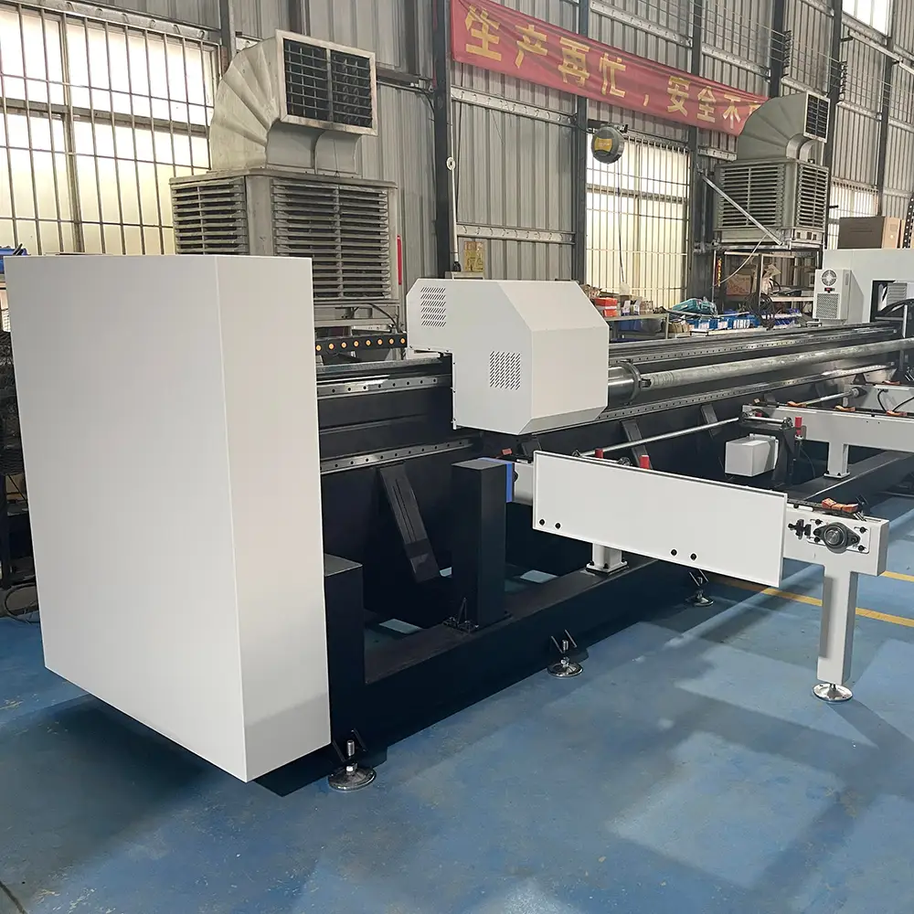 Double Chuck Fiber Laser Tube Cutter