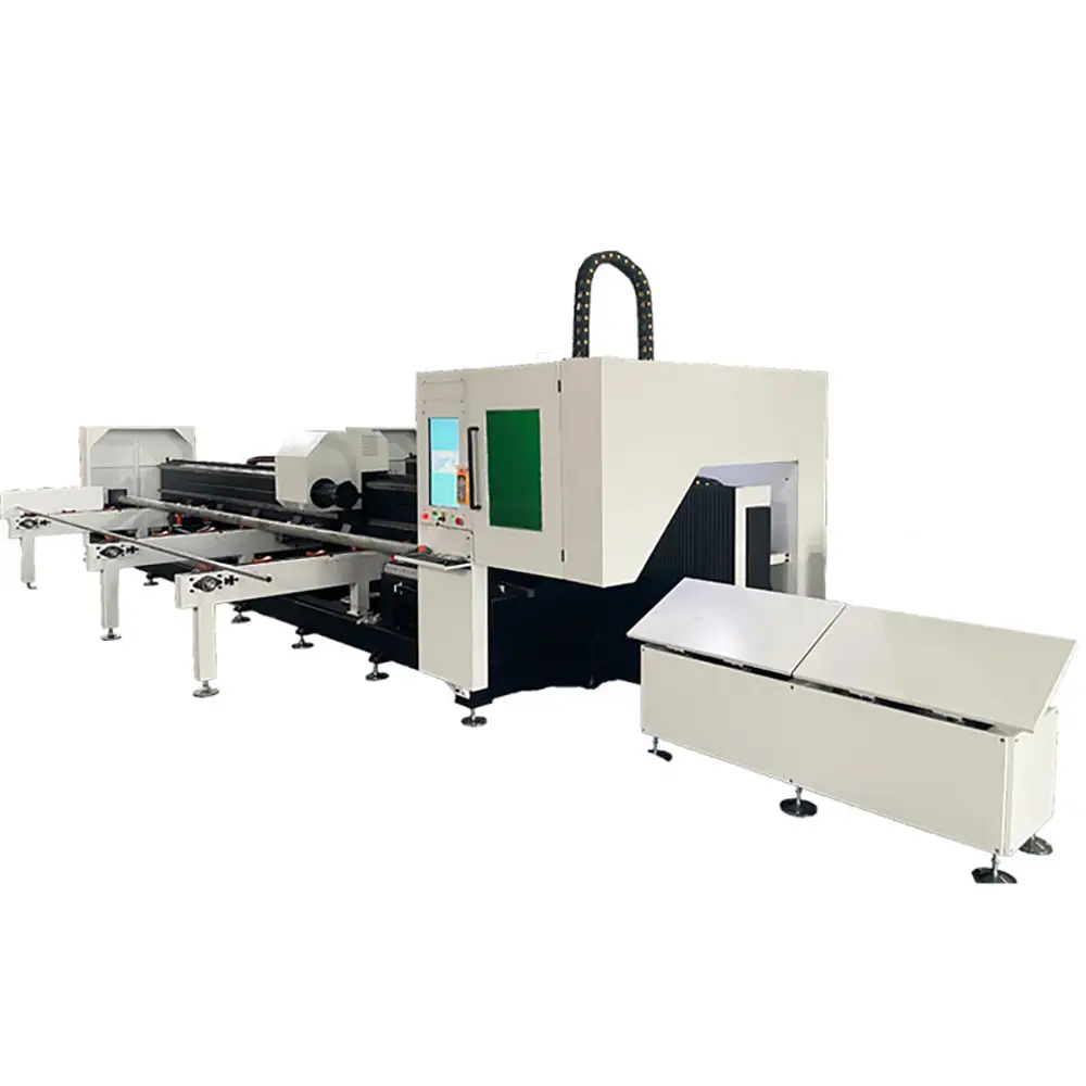 6 Meter Double Chuck Fiber Laser Tube Cutting Machine