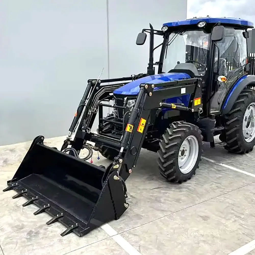 60 HP Compact Utility Tractor with Front end Loader and Backhoe