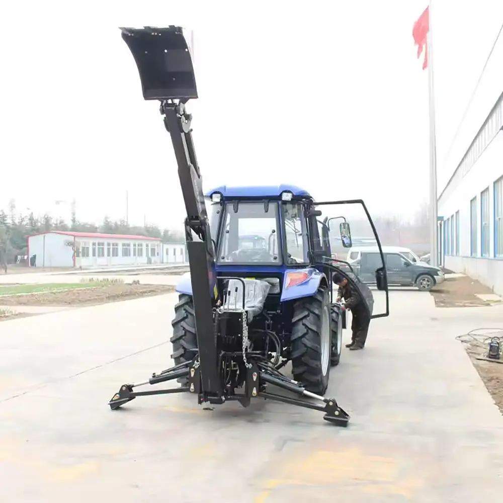 Compact Utility Tractor With Loader And Backhoe