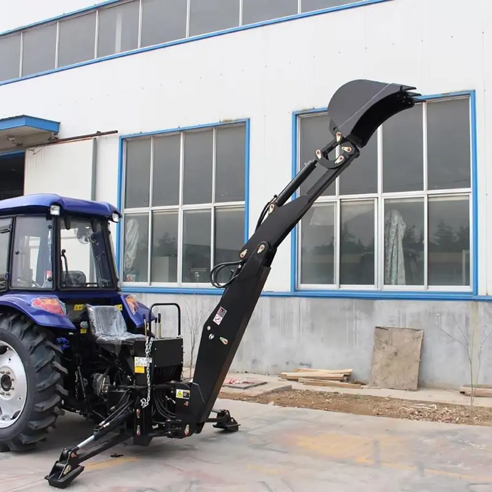 70 Horsepower Tractor With Backhoe