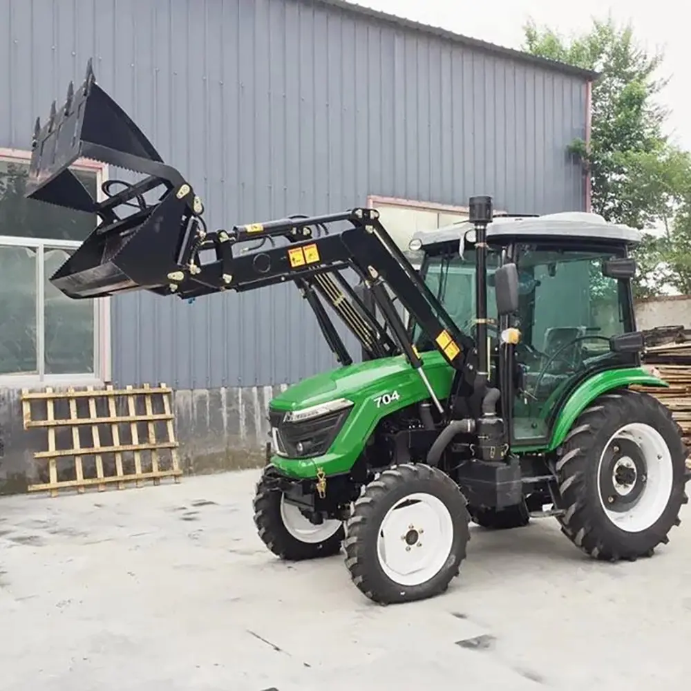 70 HP Utility Tractor 704 Tractor with Front Loader