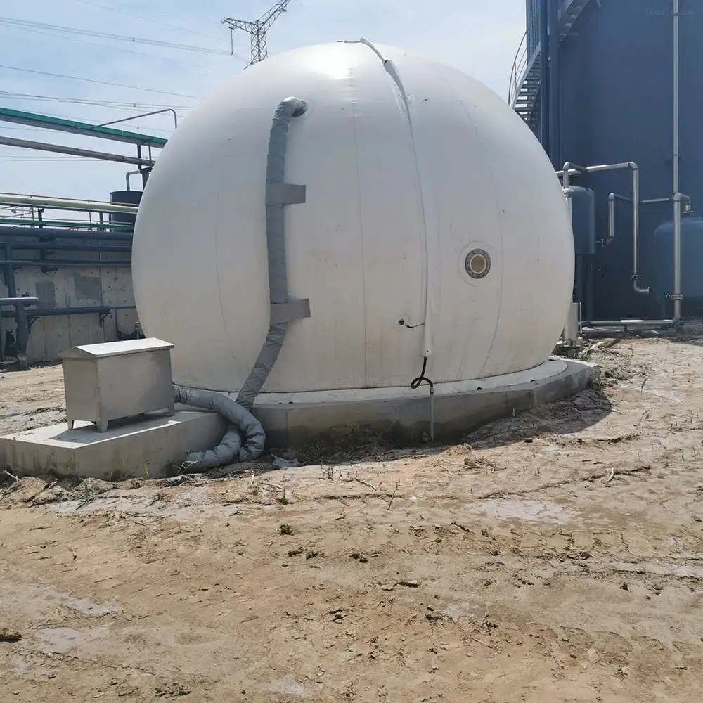 Double Membrane Biogas Storage System