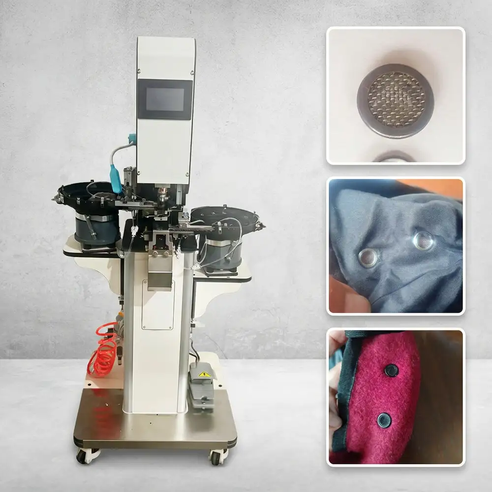 Wool Beret Hat Eyelet Machine