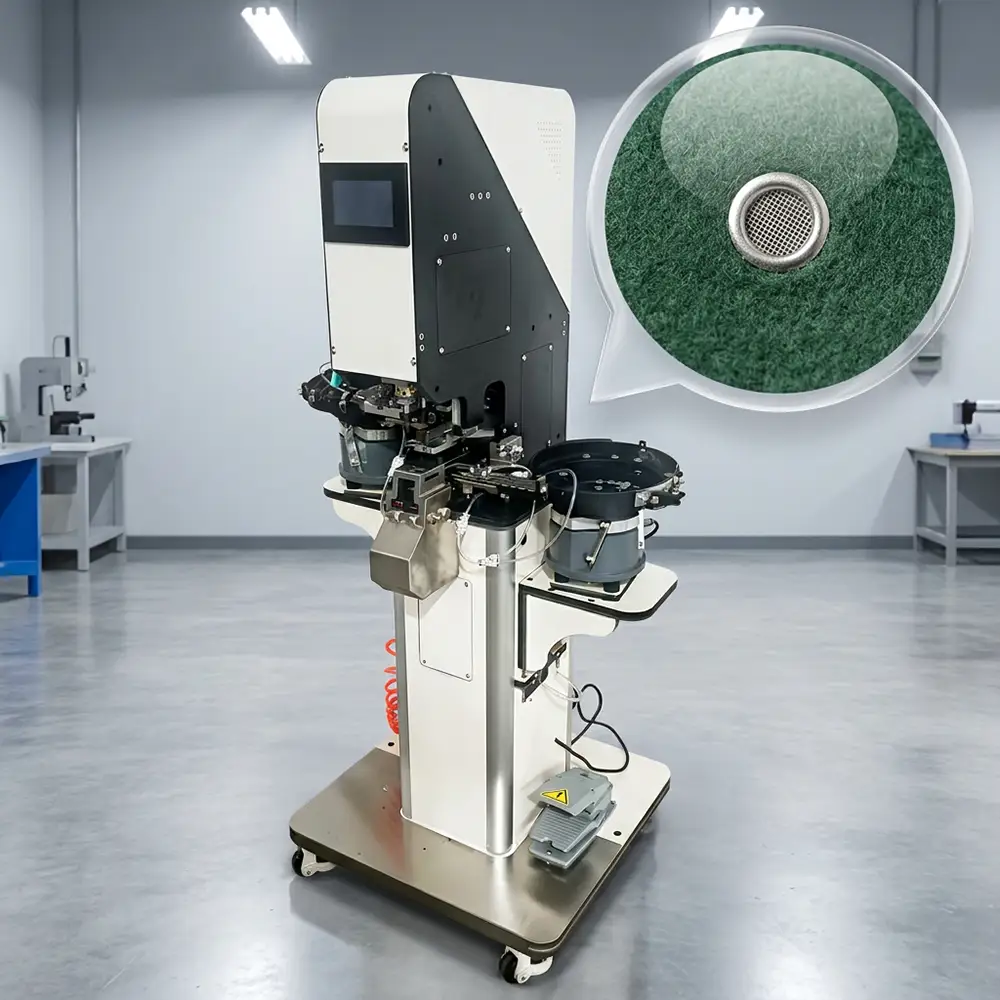 Beret Hat Grommet Fixing Machine