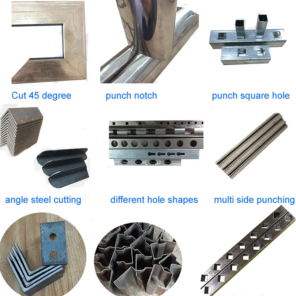 Double Line Steel Tube Punching Machine