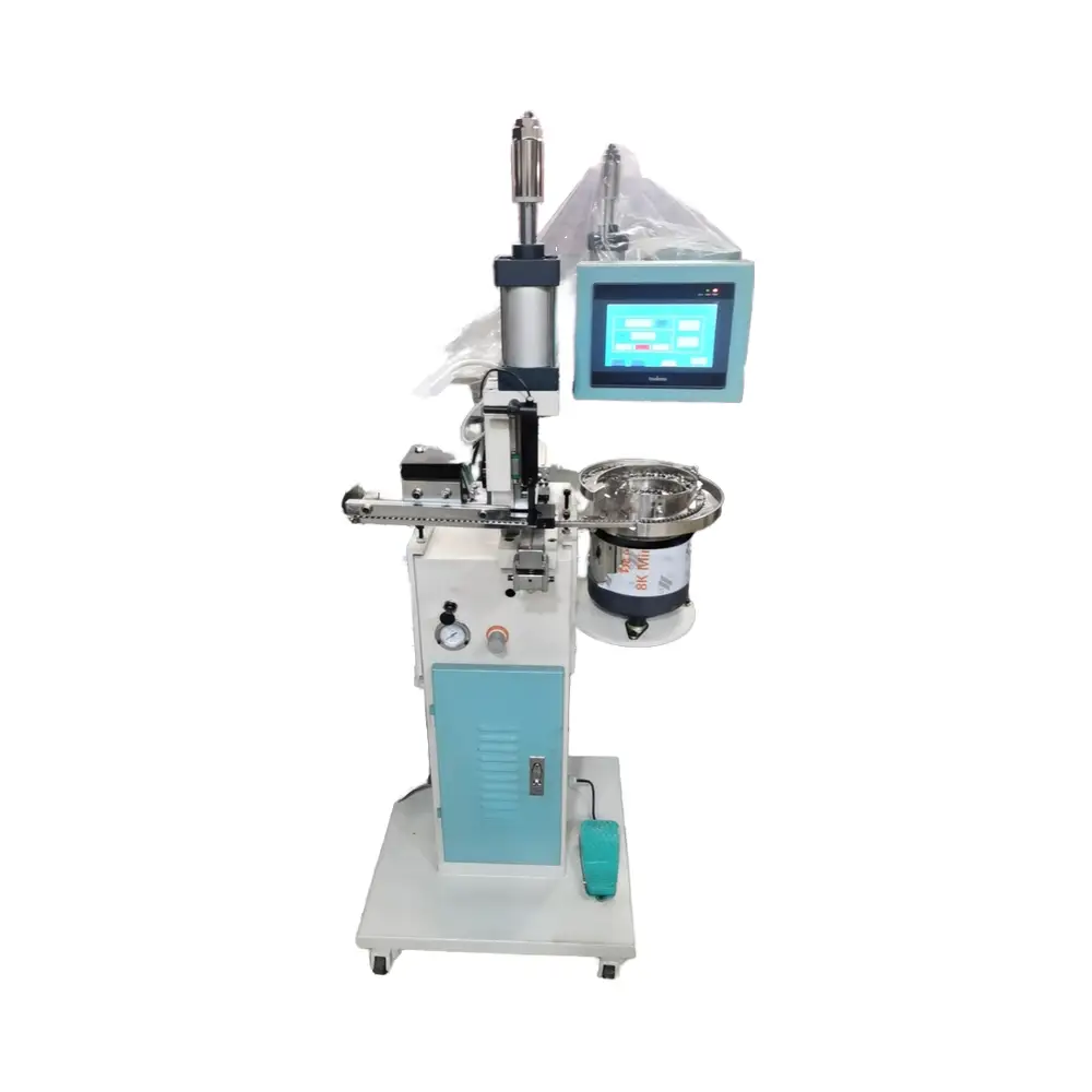 Automatic Double-Sided Belts Punching Machine Mechanical Riveting Core Component Motor with High Safety Level