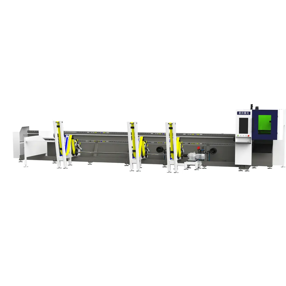 Automatic Lifting Double-Chuck Laser Tube Cutting Machine