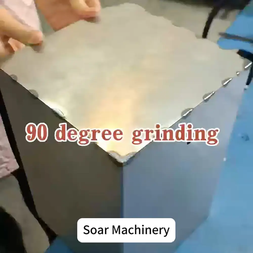 Metal Enclosure Corner Grinding Machine