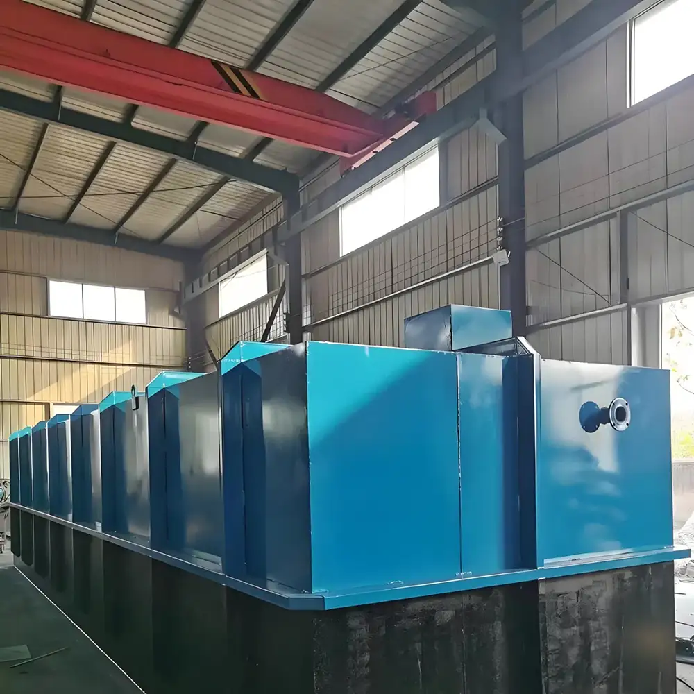 Community Sewage Treatment Plant With PLC Control