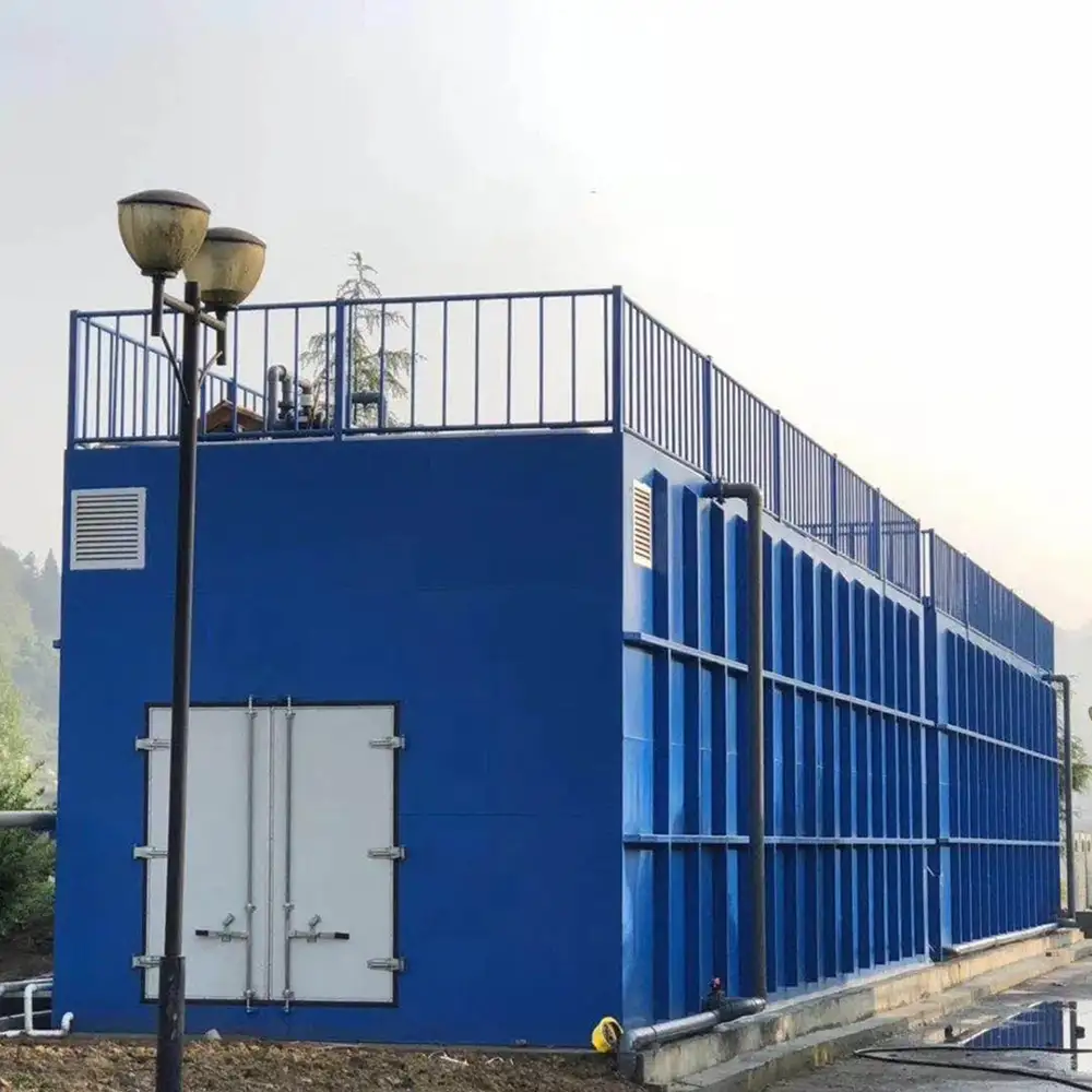 Automatic Operation and Maintenance Integrated Community Sewage Treatment Equipment