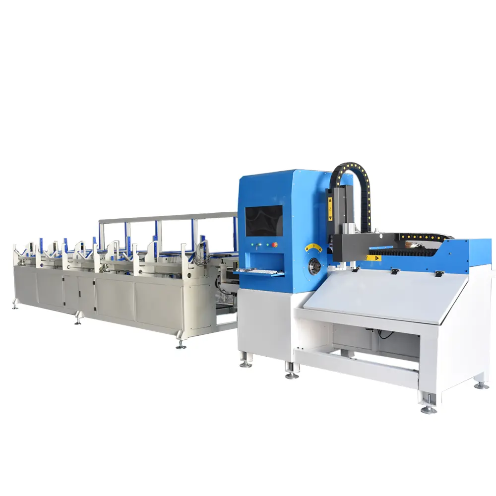 CNC Double Chuck Tube Laser Cutter