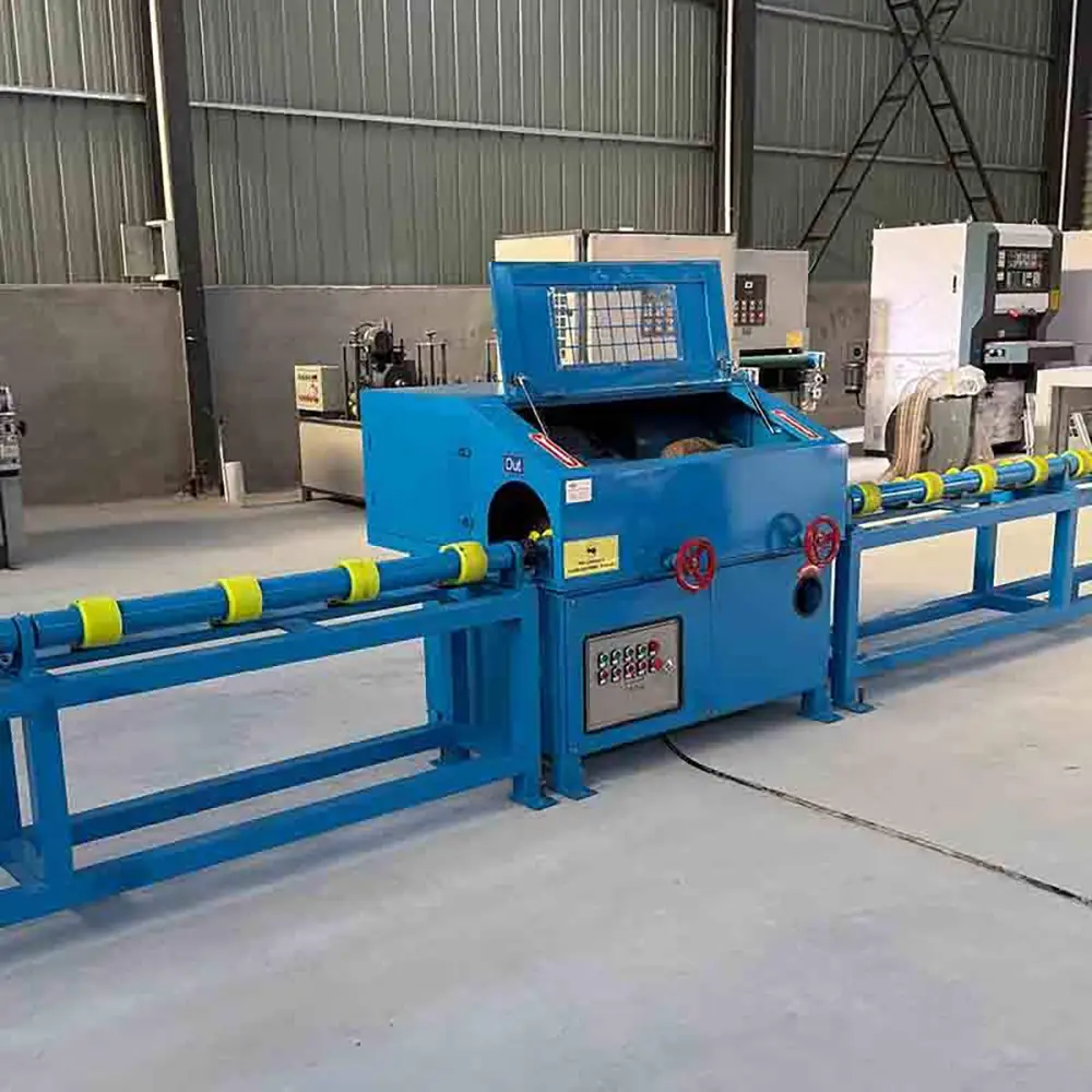 Two Station Pipe Polishing Machine
