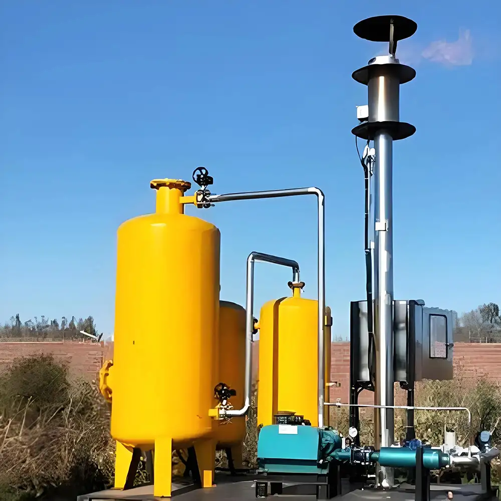 Biogas Desulfurization and Dehydration Biogas Purification