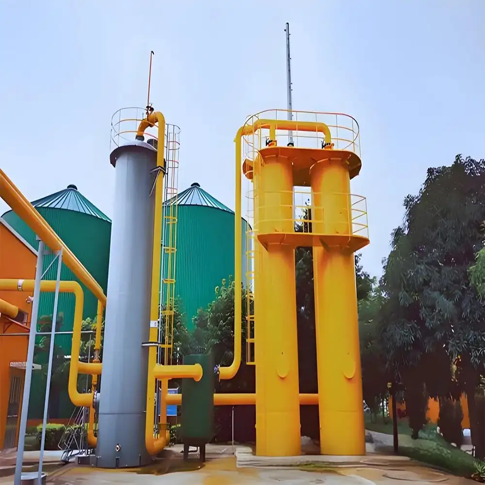 Biogas Plant Purification Equipment Dehydration and Desulfurization Tank