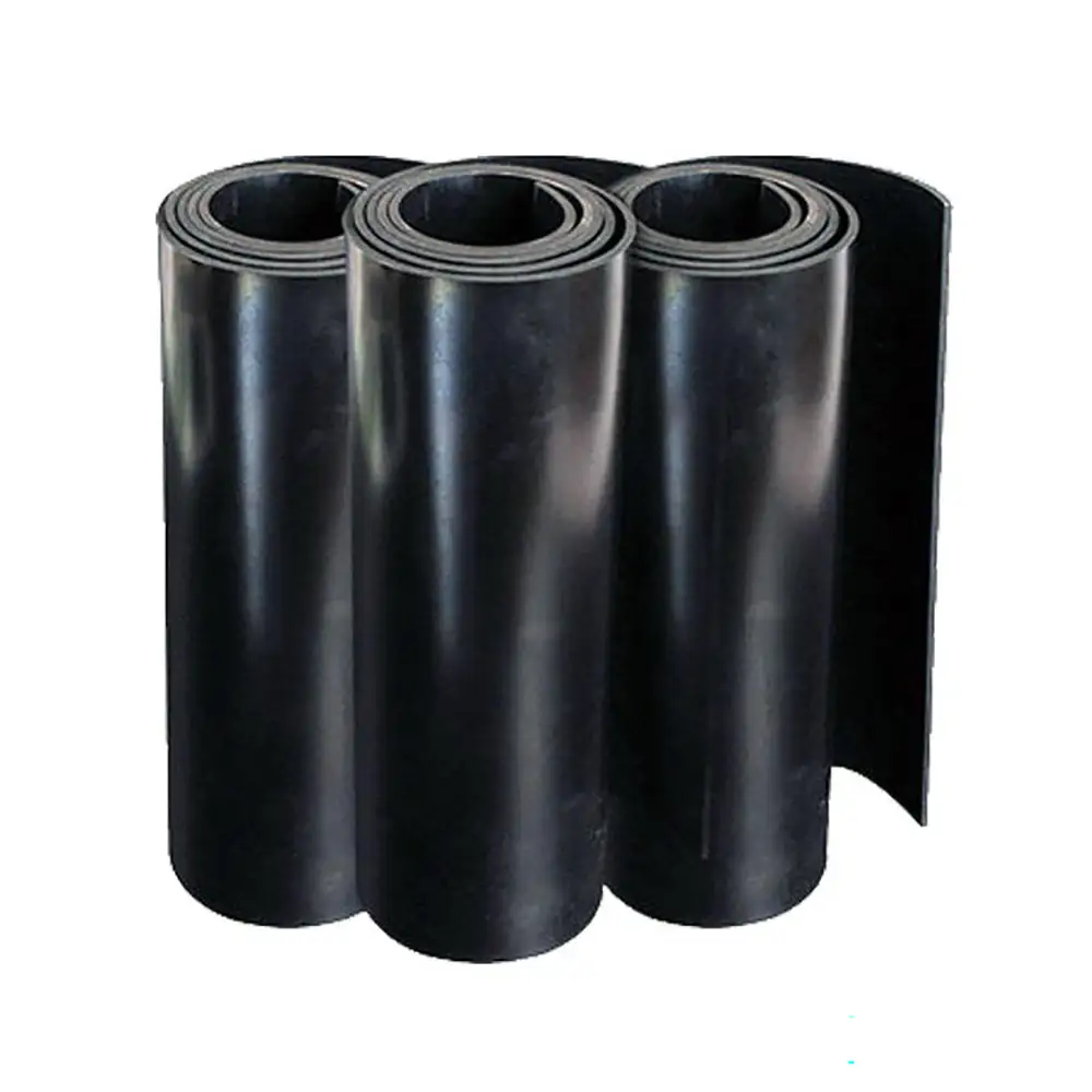 Black Butyl Rubber Sheet With Smooth Surface