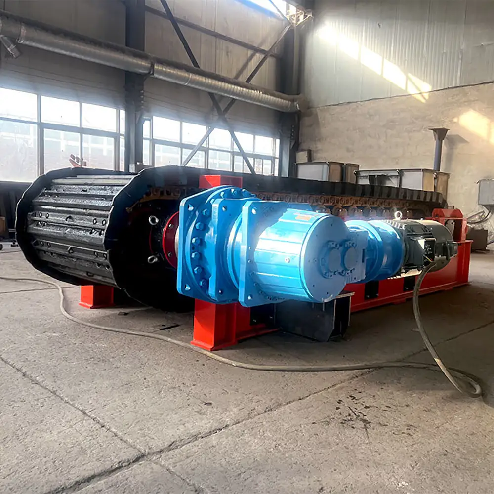 Mining Apron Feeder With Steel Plates