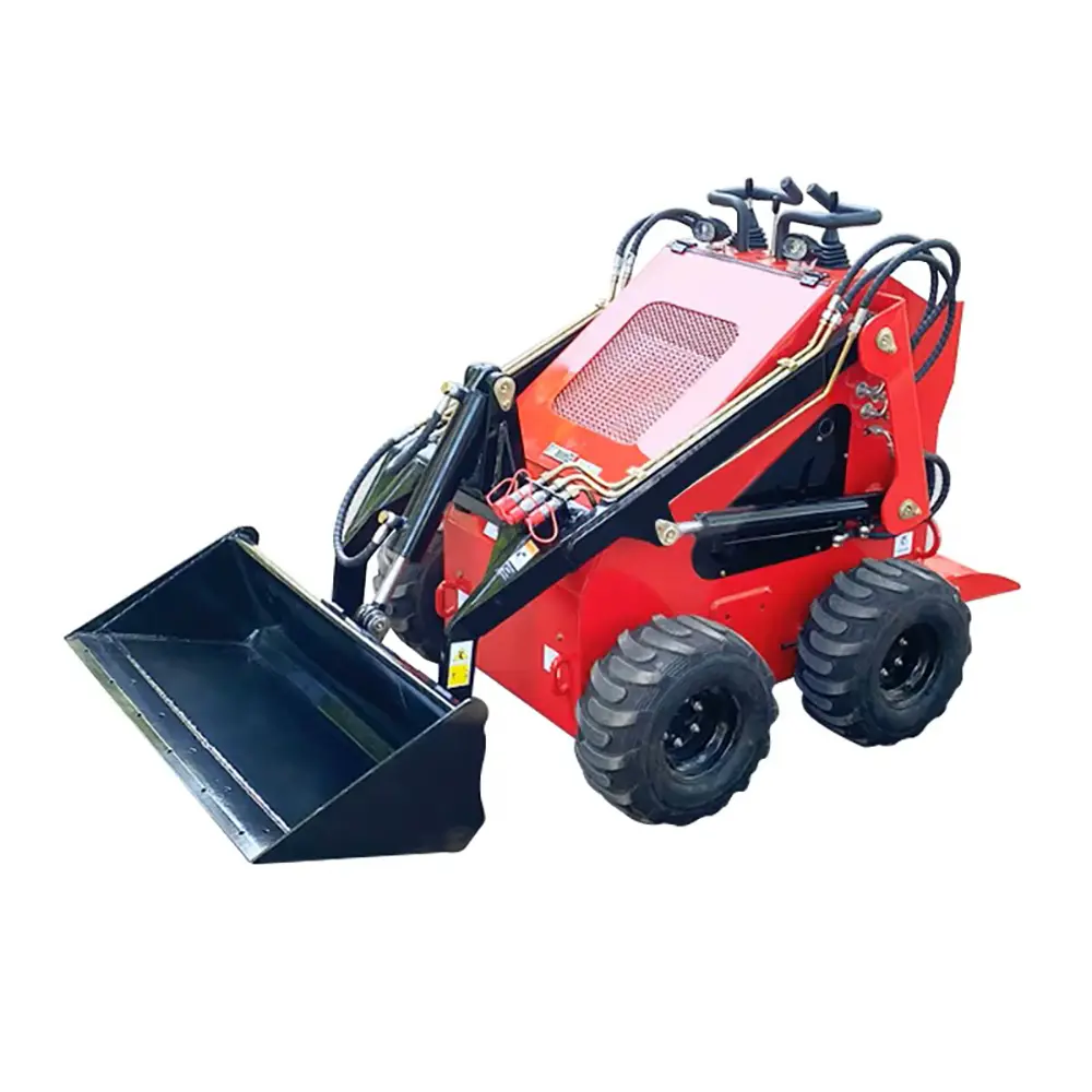 CE EPA Approved Mini Crawler Skid Steer Loaders Front Bucket Skid Steer Wheel Track