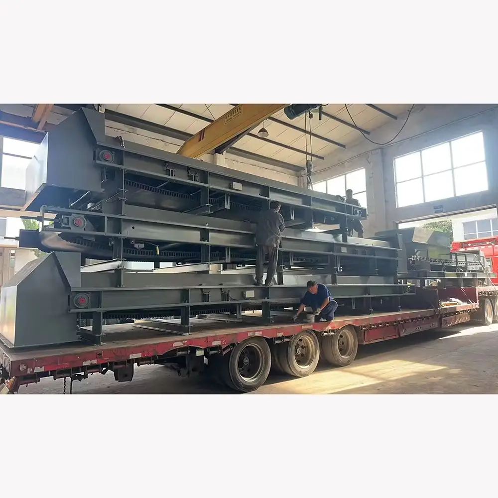 Industrial Waste Drag Chain Metal Scale Plate Conveyor