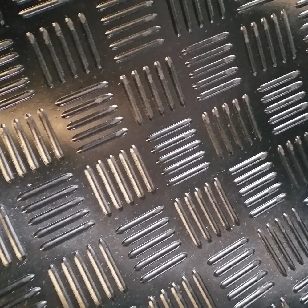 Checker Rubber Matting For Workshop Flooring
