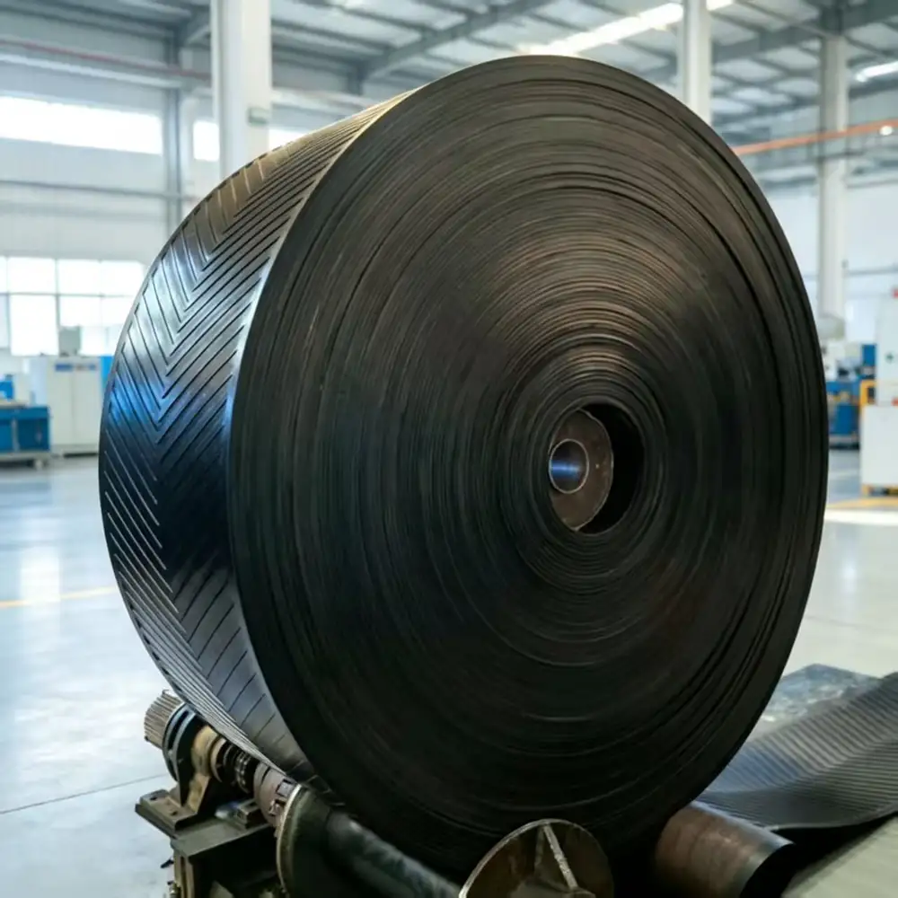 U Pattern Rubber Conveyor Belt For Inclined Conveying