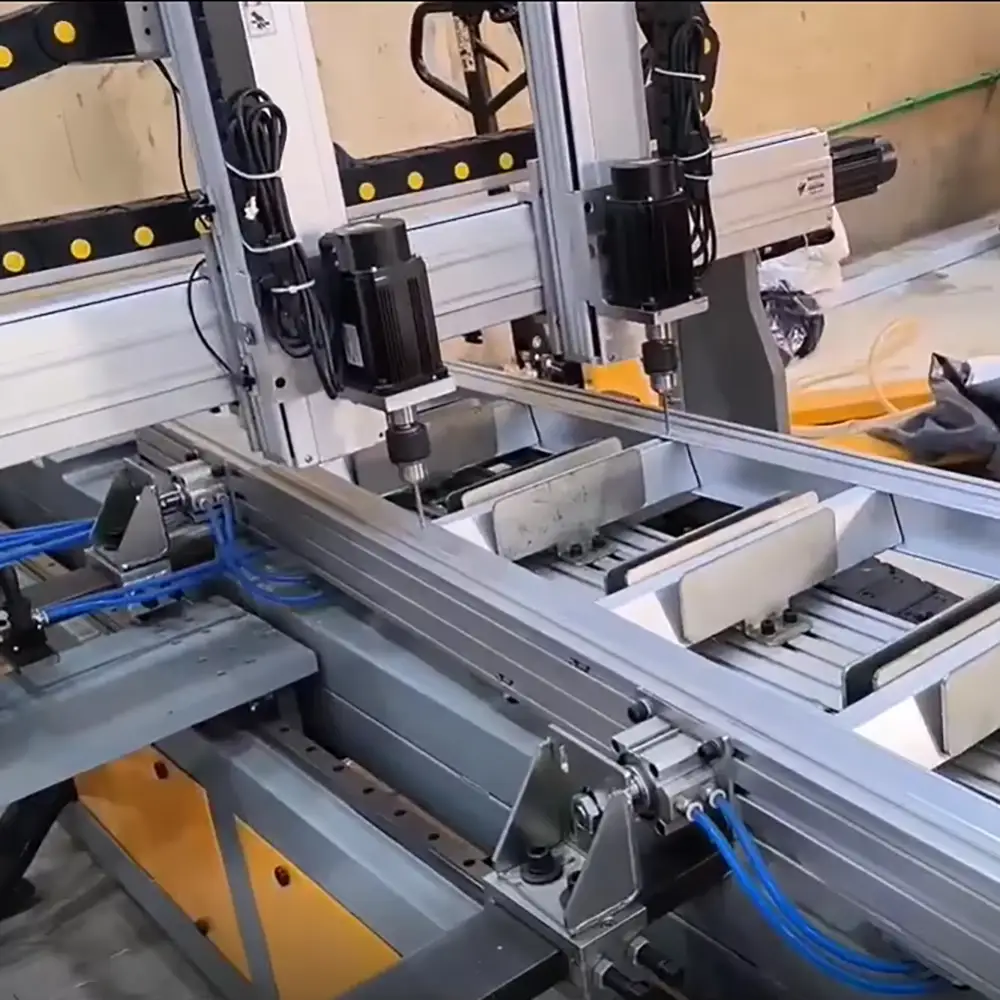 CNC Aluminium Household Ladder Making Machines Automatic Drilling Punching Machine for Ladders