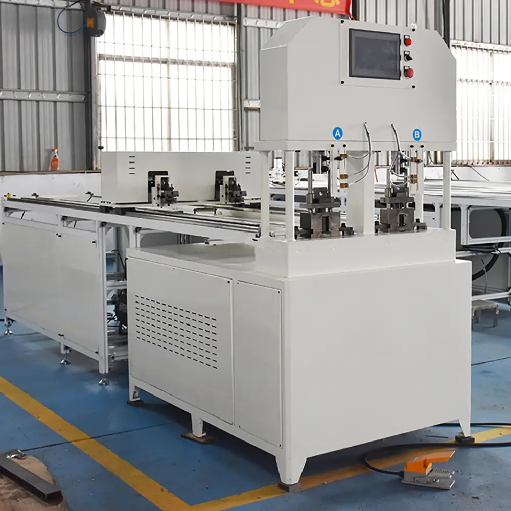 CNC Double Line Metal Tube Hole Punching Machine