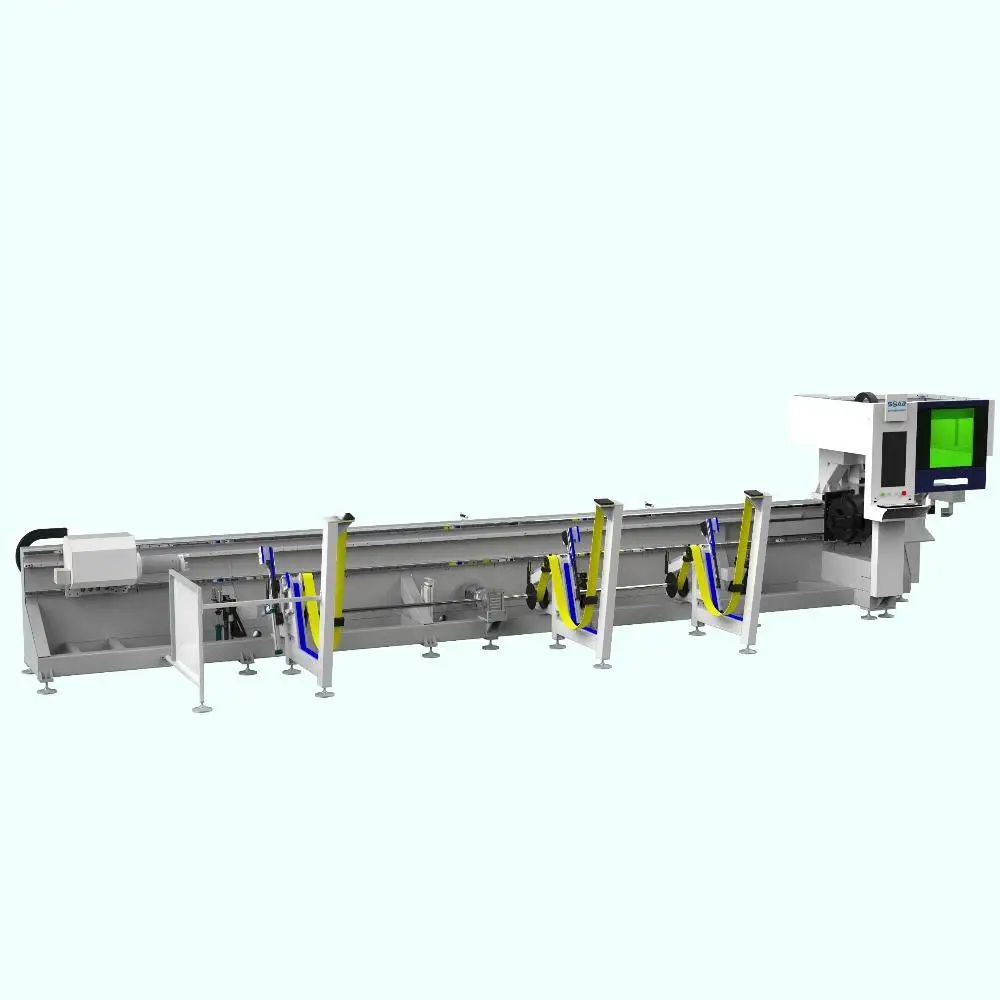 CNC Fiber Laser Tube Cutter 1500W-6000W for Metal Pipe Cutting (Round/Square Tube)