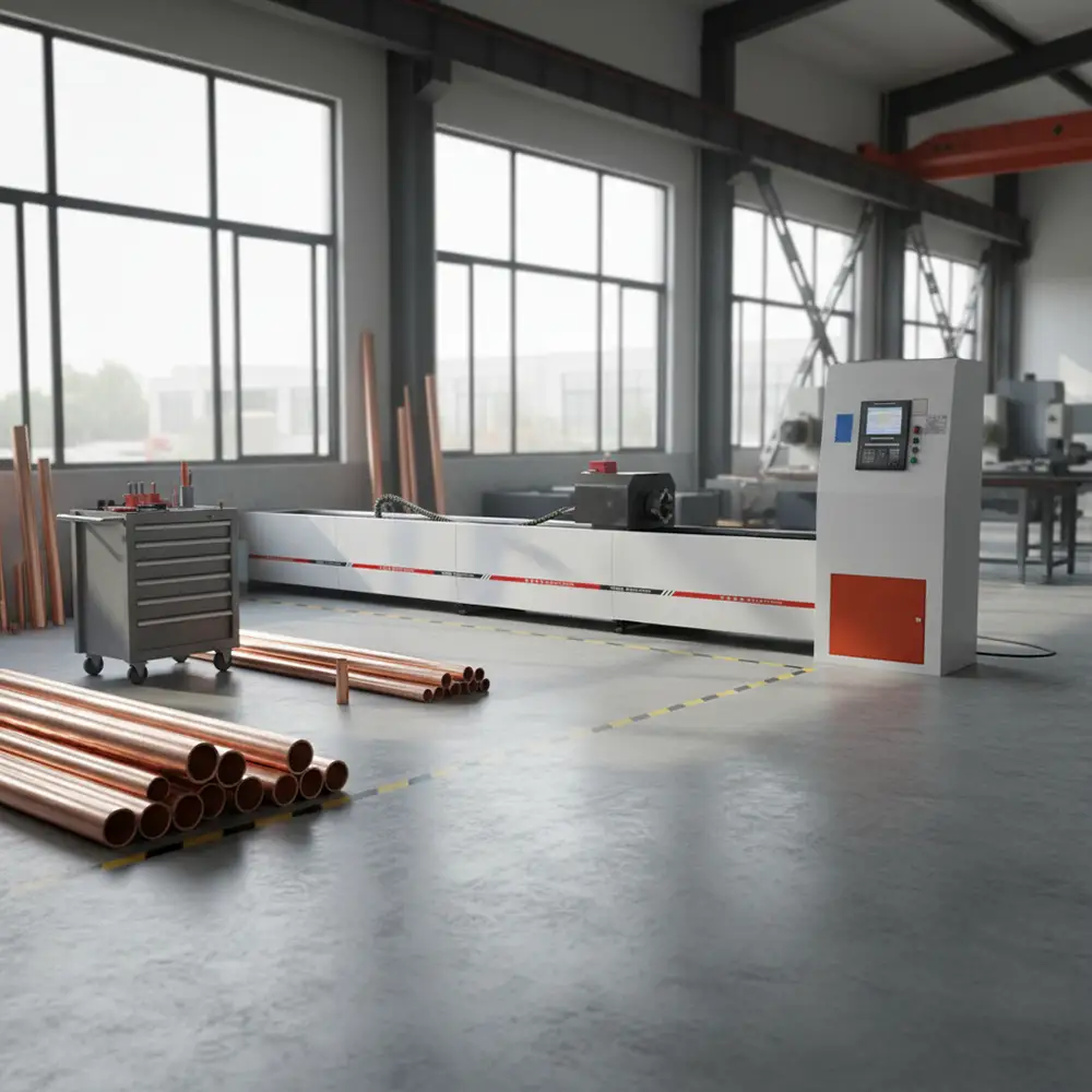CNC Large Pipe Plasma Cutting Machine Diameter of square Round Tube Can Be Cut to 160mm