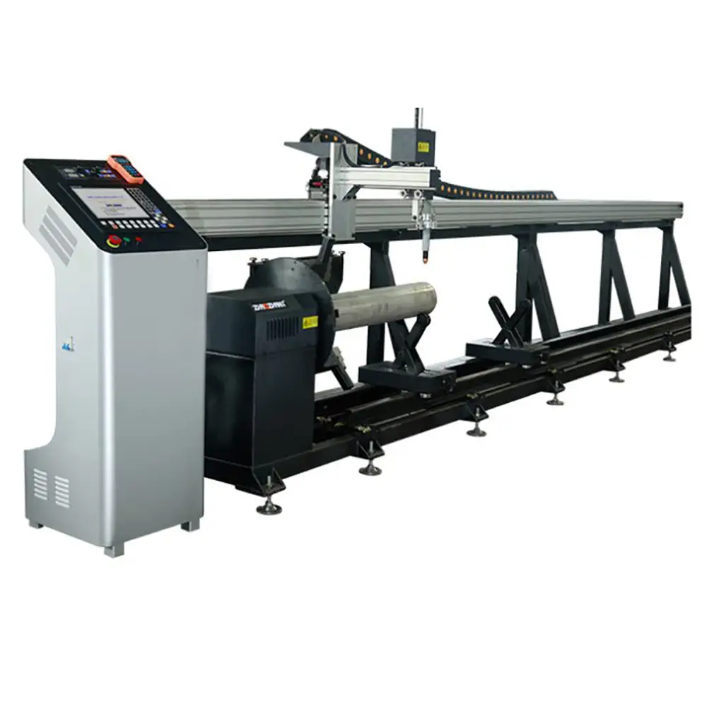 CNC Pipe Tube Cutting Machine Cutting Notching Punch Hole