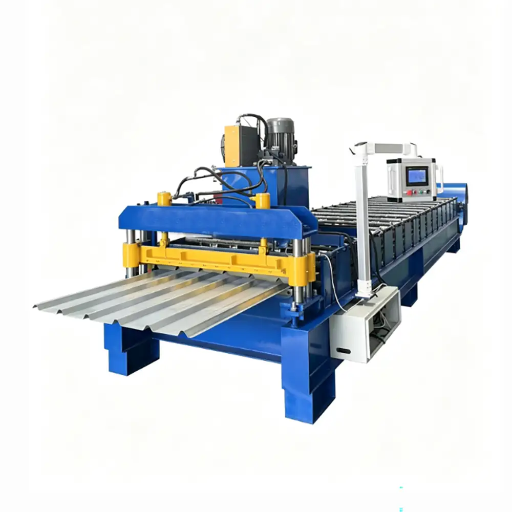 Color Steel Metal Roof Panel Roll Forming Machine